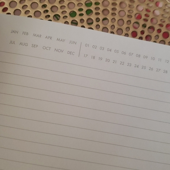 HALLMARK notebook / planner with pen. NEW - Picture 4 of 5